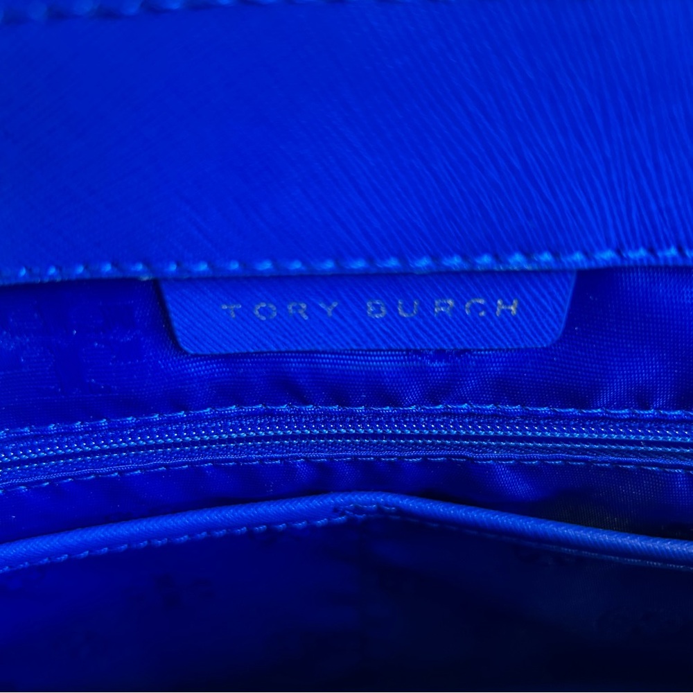 Tory Burch York Double Buckle Tote Bag EUC - Picture 7 of 12